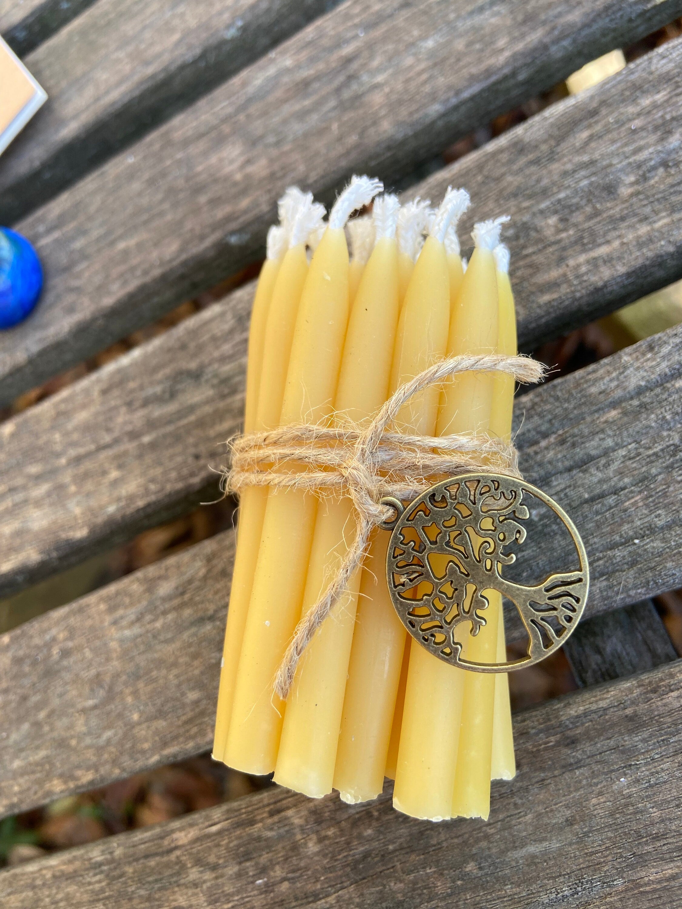100% Pure Beeswax Candles- 30 Minute Meditation Candles-20 Candle Set –  ThePorchStoreShop